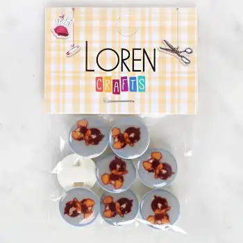 Loren Crafts 8li Ördek Düğme - 1211