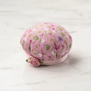 Loren Kola Takılabilir Lila Çiçekli İğnedanlık