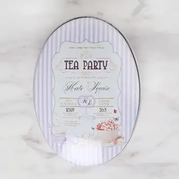 Loren Metal Saklama Kutusu Oval