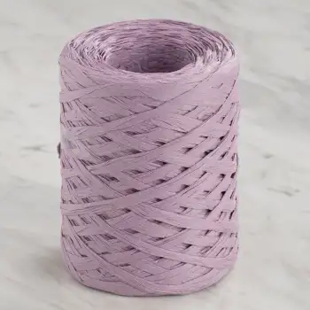 Loren Natural Raffia 90 gr Lila Kağıt İp - 38