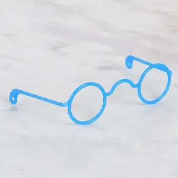 Loren Plastik Amigurumi Gözlük Koyu Mavi
