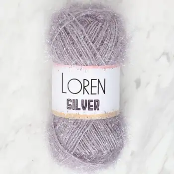 Loren Silver Gri El Örgü İpi - RS0006 - 34097