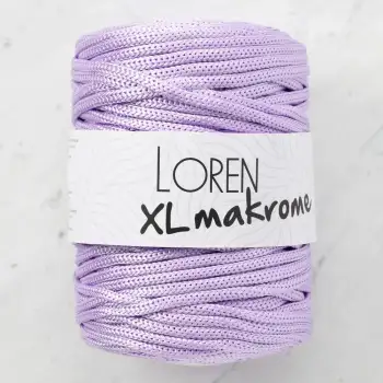 Loren XL Makrome Lila El Örgü İpi - R037 - 33716