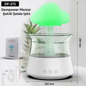 Mantar Şeklinde Şelale Işıklı