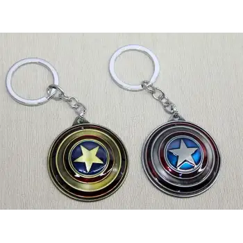 Metal Kaptan Amerika Anahtarlık Alk386