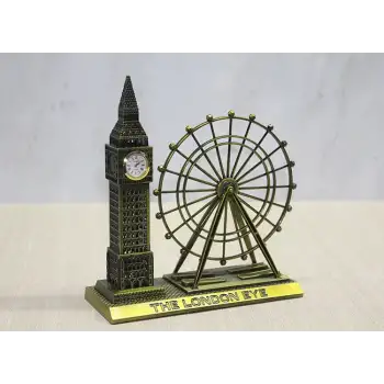 Metal Saat Kulesi Dönme Dolap Alk3475