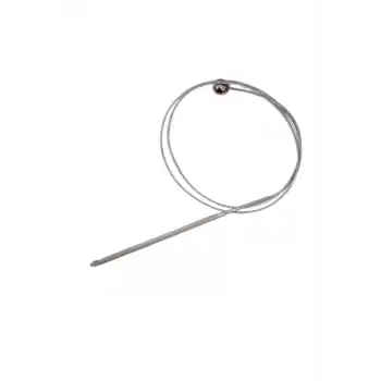 Misinalı Çelik Stoplu Tığ Şiş 3 Numara 60 cm