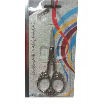 Nakış Makası Dekoratif Gümüş YBL-403 Model 12