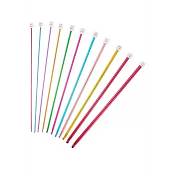 Örgü Tığ Metalize 25 cm  4 Numara