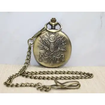 Osmanlı Devlet Arması Köstekli Saat Alk3983