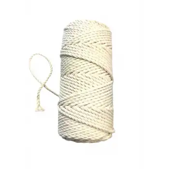 Pamuk Büklüm 3 mm İp krem