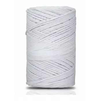 Pamuk Makrome 2 mm Beyaz
