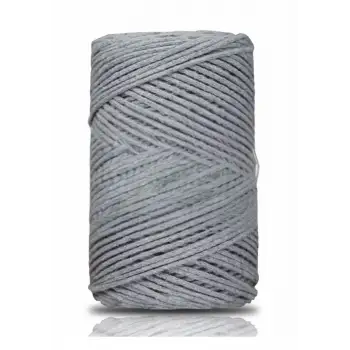 Pamuk Makrome 2 mm Gri