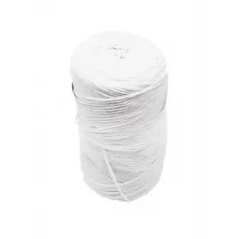 Pamuk Makrome 4 mm İp Beyaz