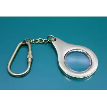 Pirinç Büyüteç Anahtarlık 2846b