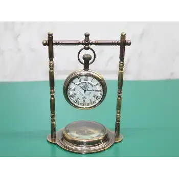 Pirinç Masa Üstü Saat 16194