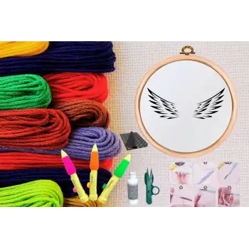 Punch Seti Nakış Seti Kasnaklı Kendin Yap Seti Seri 25