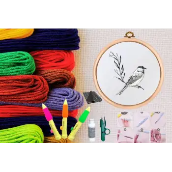 Punch Seti Nakış Seti Kasnaklı Kendin Yap Seti Seri 28