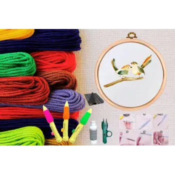 Punch Seti Nakış Seti Kasnaklı Kendin Yap Seti Seri 30