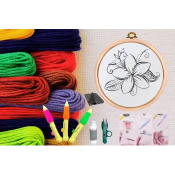 Punch Seti Nakış Seti Kasnaklı Kendin Yap Seti Seri 33