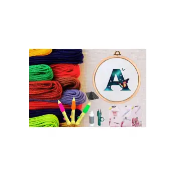 Punch Seti Nakış Seti Kasnaklı Kendin Yap Seti Seri 34