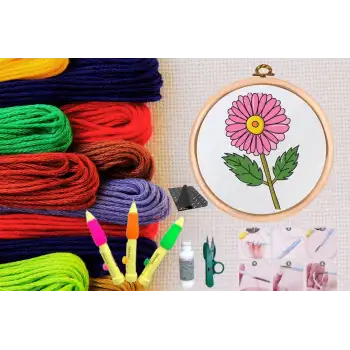 Punch Seti Nakış Seti Kasnaklı Kendin Yap Seti Seri 35