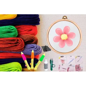 Punch Seti Nakış Seti Kasnaklı Kendin Yap Seti Seri 38