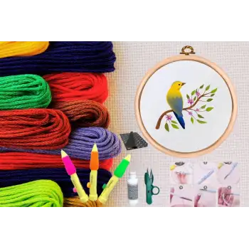 Punch Seti Nakış Seti Kasnaklı Kendin Yap Seti Seri 44