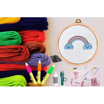 Punch Seti Nakış Seti Kasnaklı Kendin Yap Seti Seri 47