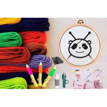 Punch Seti Nakış Seti Kasnaklı Kendin Yap Seti Seri 53