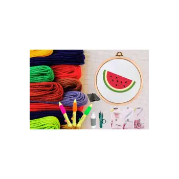 Punch Seti Nakış Seti Kasnaklı Kendin Yap Seti Seri 6