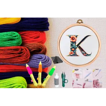 Punch Seti Nakış Seti Kasnaklı Kendin Yap Seti Seri 76