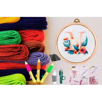 Punch Seti Nakış Seti Kasnaklı Kendin Yap Seti Seri 81