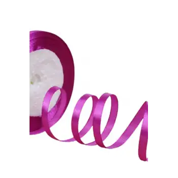 Saten Kurdele 2 cm 10 Metre Fuşya