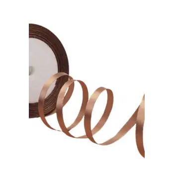 Saten Kurdele 3 cm 10 Metre Vizon