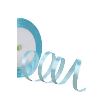 Saten Kurdele 6 mm Mint 2 Metre