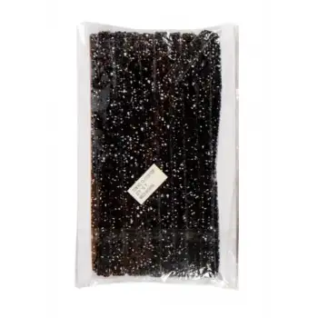 Silikon Yapışkanlı Taş Siyah 1 Metre 2 cm 5 Metre