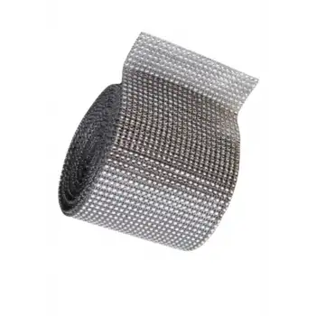 Sıralı Taş Şerit 24lü Gümüş 5 Metre