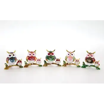 Swaroski 2li Baykuş Alk2029