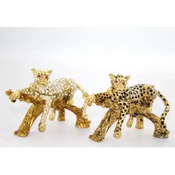 Swaroski Taşlı Tekli Leopar Alk1904