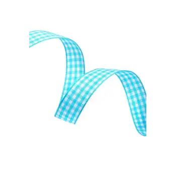 Tafta Ekoseli Kurdele 25 mm Mint 5 Metre