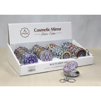 Taşlı El Aynası Anahtarlık Alk3767