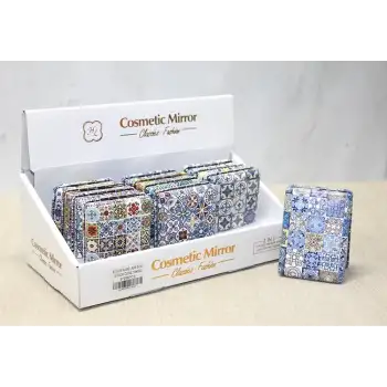 Taşlı El Aynası Dikdörtgen Kalın Alk3741