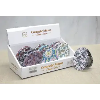 Taşlı El Aynası Oval İnce Alk3762