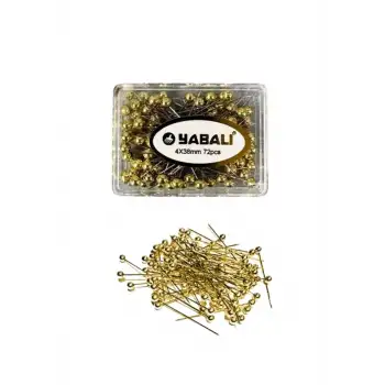 Toplu İğne Altın 72li 4x38 mm