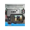 2 İnç Ekran 1080p Motosiklet Ön Ve Arka Görüş Kamerası Kumandalı Gidon Baglantılı
