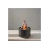 250 Ml Alev Görüntülü Bonfire Oda Nemlendirici Şık Tasarım Uzaktan Kumanda Kontrollü Siyah