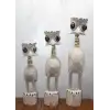 Ahşap 3lü Deve Kuşu Seti 90 Cm Trendy:7