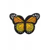 Aplike Ütü İle Yapışan Kelebek Sarı Arma 7x5 cm