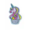 Aplike Ütü İle Yapışan Unicorn At Pembe Karışık Arma 5x3 cm